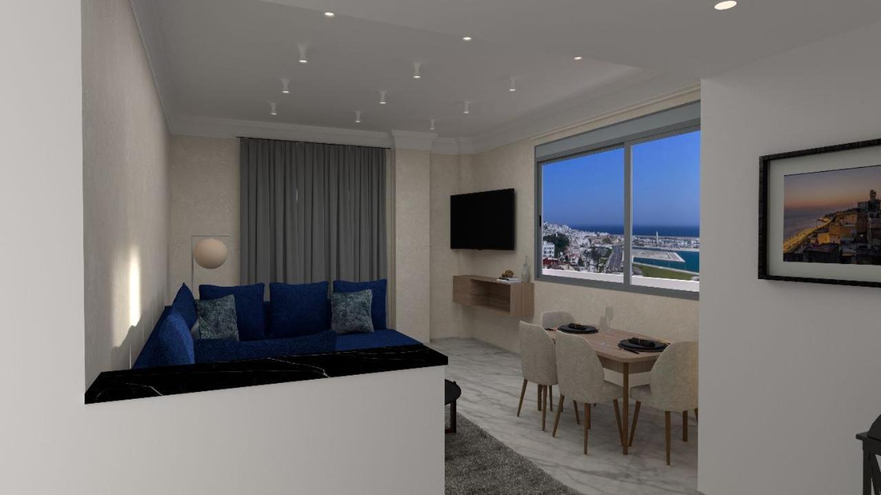 Appartement De Prestige, Vue Kasbah, Mer Et Vieux Port Tanger Luaran gambar